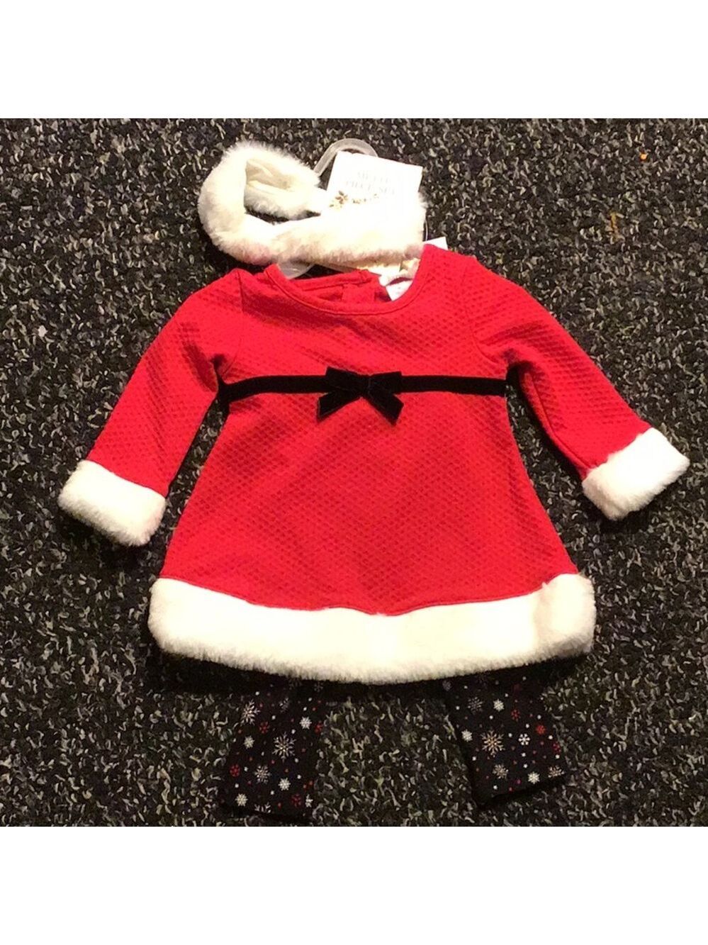 Christmas 3 piece Dressy Santa outfit